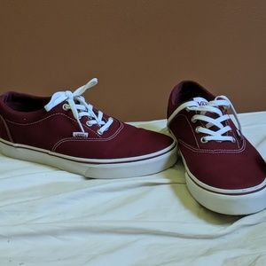 Red Vans (no stripe)